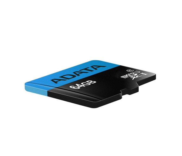 Adata MicroSDXC 64GB 85MB/s AUSDX64GUICL10A1-RA1 - 401958 - zdjęcie 2